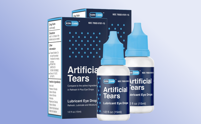 Ezricare Artificial Tears and Delsam Pharma's Artificial Tears
