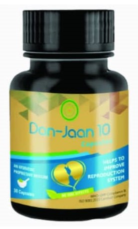 Dan-Jaan 10 Capsules -Treats Sexual Weakness, Low Libido, Impotence, Infertility, Sexual Insufficiency, Gives Stamina, Increase Sperm Count||Product Details||Dosage