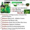 Splina Liquid Chlorophyll Drink Is For General Wellbeing; Strong Immune System Booster, Lowers Sugar Level and Bad Cholesterol, Increases Blood Count and Oxygen Supply in the Blood.